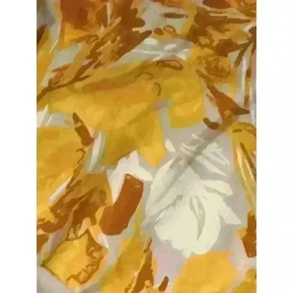 Isaac Mizrahi Live! Size L Brown Yellow Autumn Cardigan Sweater - Picture 4 of 4